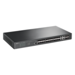 TP-LINK TL-SG3428XF – Switch de Fibra Óptica L2+ / 24 Puertos SFP 1GE / 4 Puertos Combinados SFP+/RJ45 / 128 Gbps / 95.23 Mpps / Gestión Centralizada / IPv6 / IGMP Multicast