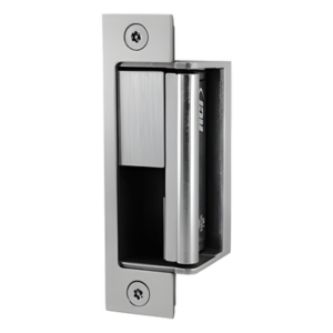 RCI - DORMAKABA F2164 – Contrachapa Eléctrica Universal / Acero Inoxidable 32D Cepillado / 1,500 lb (680 kg) Fuerza de Sujeción / 12-24 VCC-VCA Seleccionable / Fail Secure / Ajuste Horizontal 3 mm (1/8 in) / 0.19 A a 24 VCC