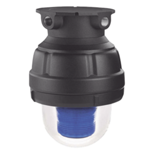 FEDERAL SIGNAL INDUSTRIAL 27XL-024-B-MOD – Luz LED a prueba de explosión / Clase I Div. 1 Grupos C-D / Clase II Div. 1 Grupos E-G / 24 VCD / Azul / -55 °C a 65 °C