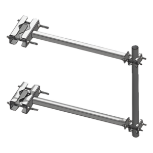 SYSCOM TOWERS STAB-L1 – Brazo Lateral para Torre Autosoportada / Tubo 2' Cédula 30 / Altura 60 cm / Separación 60 cm / Acero ASTM A-36 / Galvanizado por Inmersión