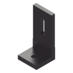 SYSCOM EPLLF101B – Soporte L para Panel Solar / Montaje en Concreto / Compatible con Tornillo Expansor EPL-ES-8/70 / Estructuras Personalizadas