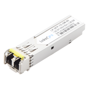 LINKEDPRO BY EPCOM LP-SFP-1G-SM-80 – Transceptor Óptico SFP / Monomodo / 1.25 Gbps / 1550 nm / Alcance 80 km (262.4 ft) / LC/UPC Dúplex / DDM