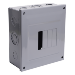CHINT C2Q04S – Centro de Carga para Sobreponer / 4 Polos / 100 A / 120/240 V AC / 1 Fase 3 Hilos / 10 kA / 6.5 x 7.3 x 3.0 in