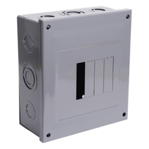CHINT C2Q04S – Centro de Carga para Sobreponer / 4 Polos / 100 A / 120/240 V AC / 1 Fase 3 Hilos / 10 kA / 6.5 x 7.3 x 3.0 in