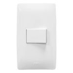 JWJ JTL-B72-35 – Apagador sencillo / 127 V~60 Hz / 10 A / 11.8 x 7.8 x 3 cm / Blanco / 4.65 x 3.07 x 1.18 in