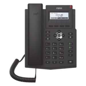 FANVIL X1SP – Teléfono IP / 2 Líneas SIP / Pantalla LCD 128x48 / Audio HD G.722 y Opus / Conferencia 3 Vías / PoE 802.3af / OpenVPN / Soporte EHS