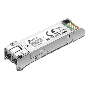 TP-LINK TL-SM311LS – Transceptor mini-GBIC SFP / Duplex Monomodo 1GBase / 10 km / 32.8 pies / Conector LC