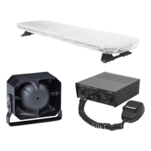 EPCOM INDUSTRIAL SIGNALING X67RBAKIT3 – Kit de Equipamiento para Unidades de Seguridad Pública / Barra LED 88 LEDs / Sirena 100W / Bocina 100W / IP65 / 118 cm (46.5 in)