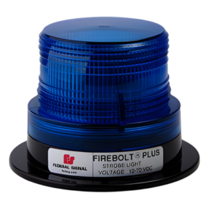FEDERAL SIGNAL 220-200-03 – Estrobo azul FireBolt Plus, 12-72 Vcc (2 Joules) con tubo de reemplazo