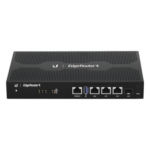 UBIQUITI ER-4 – Router Edge / 4 Gbps / 3.4 Mpps / 3x RJ45 Gigabit + 1x SFP / 4-Core 1 GHz / 1 GB RAM / Rack 0.75 x 0.45 x 0.10 ft