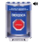 STI SS2482EM-ES – Botón Multipropósito de Emergencia / Superficie con Espaciador / 2 Relés C/NO-NC 10 A @ 250 VCA / Tapa de Policarbonato / Bocina Prealarma / ADA / -40 °C a 121 °C