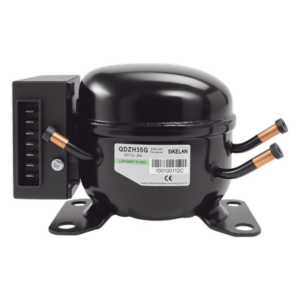 EPCOM POWERLINE QDZH35G – Compresor para Refrigerador / Gas R134a / Compatible BCD105 y EPLFZ100 / Color Negro