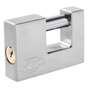 LOCK SYS-L22-C80-ECSB – Candado de Seguridad para Cortina Metálica / Grillete 13 mm / Cuerpo 20 mm / Nivel de Seguridad 6 / 5 Pernos / Llave Estándar