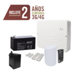 M2M SERVICES PRO4GEN2K – Panel de Alarma Cloud Híbrido / 8 Zonas Cableadas / 32 Zonas Inalámbricas / Comunicador 4G LTE-M / Programación Web / Certificación UL