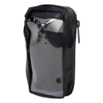 SYSCOM FSMNX-220T – Funda de Piel Reforzada / Visor Frontal Transparente / 56x114x30.1 mm / 2.2x4.5x1.2 in / NX-220K NX-320K