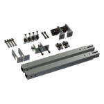 EPCOM POWERLINE EPLAMO011X1ST – Caja de accesorios de aluminio anodizado / Arreglo 1x4 / Inclinación 20-45° / Resistencia viento 136 km/h / 21.3 kg