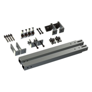 EPCOM POWERLINE EPLAMO011X1ST – Caja de accesorios de aluminio anodizado / Arreglo 1x4 / Inclinación 20-45° / Resistencia viento 136 km/h / 21.3 kg