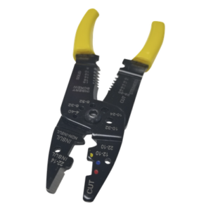 EPCOM POWERLINE EP204B – Pinza Multifuncional / 8.5 in / Pelacables 10-22 AWG / Cortador 3mm / Plegador Terminales