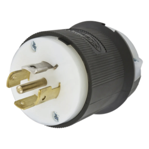 HUBBELL HUB-HBL-2511 – Clavija Industrial con Bloqueo de Media Vuelta / 20 A / 120/208 V CA / 4 Polos 5 Hilos / NEMA L21-20P / 2.75 in (69.85 mm) Alto / Grado Industrial