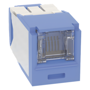 PANDUIT CJH6X88TGBU – Conector Jack RJ45 / Categoría 6A / 8 Posiciones 8 Cables / Terminación sin Herramienta / Color Azul