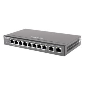 RUIJIE RG-EG310GH-P-E – Router Balanceador SD-WAN / 1.5 Gbps / 350 Usuarios / 8 Puertos Gigabit PoE+ 110W / 4 WAN / Gestión en Nube