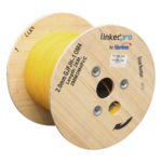 LINKEDPRO BY EPCOM 2MMOM4PVC – Cable de Fibra Óptica Multimodo / OM4 / Simplex / Tight Buffer 0.9 mm / Diámetro 2.0 mm / PVC Amarillo / Precio Por Metro