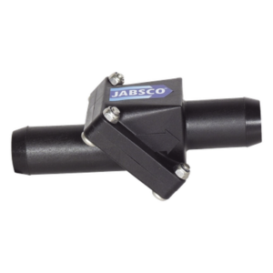 RULE 29295-1000 – Válvula Antirretorno en Línea / Conexión 25 mm (1') / Plástico con Válvula de Nitrilo / Puerto Ajustable / 0.11 kg