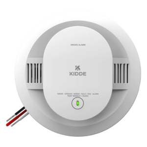 KIDDE 20SAR-1 – Detector de Humo Fotoeléctrico / 120 V CA / Respaldo 2 Baterías AA / Interconexión 24 Dispositivos / Vida Útil 10 Años