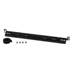 PANDUIT SRBM19BLY – Barra de Alivio de Tensión / 1U / Rack 19" / 72 Cables / Acero CRS / Color Negro