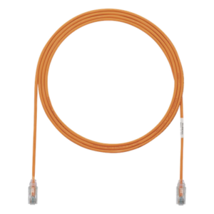 PANDUIT UTP28SP7OR – Cable de Parcheo UTP / Cat6 / 28AWG Diámetro Reducido / 2.13 m (7 pies) / Naranja