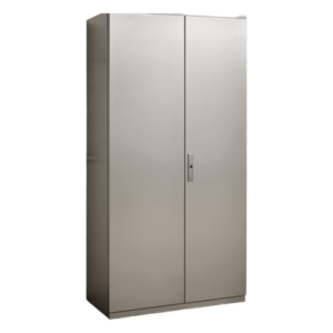 PRECISION PST10022040INOXT – Gabinete de Acero Inoxidable / IP55 / IK10 / 1000 x 2200 x 400 mm (39.4 x 86.6 x 15.7 in) / Capacidad 110 kg / Platina Galvanizada