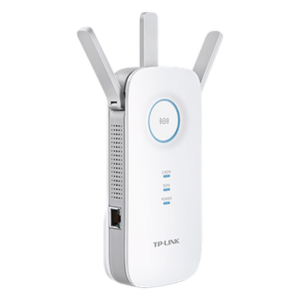 TP-LINK RE450 – Repetidor WiFi AC / 1750 Mbps / Doble Banda 2.4 y 5 GHz / Puerto Gigabit / 3 Antenas Externas / Cobertura 929 m² (10,000 ft²)