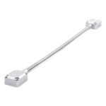 ACCESSPRO ACCESSLOOP – Pasacables para Puertas / Aleación Metálica / 480 mm (1.57 ft) de Longitud / Protección de Cableado / 0.32 kg