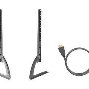 BLACKROCK DARKSTONE LEGS BLACKROCK Bases de Soporte Universal para Pantallas hasta 75-80 (VESA máximo 800x500) - soporta hasta 50 kg. Incluye cable HDMI de 1m.