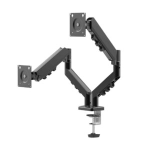 Soporte BLACKROCK OBSIDIAN DUO ARM BLACKROCK - Negro, 20 kg, 32 pulgadas, Escritorio, 2