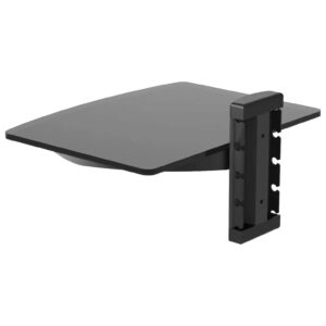 BLACKROCK DIAMOND SINGLE STAND REPISA BLACKROCK Repisa flotante ajustable de cristal templado. soporta hasta 10 kgs. kit y manual de instalación incluido.