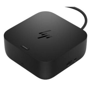 HP USB-C de 100 W G6 HP DOCKING STATION (9X3V1UT#ABM) USB-C 100W G6 – Puertos 2 USB A; 1…