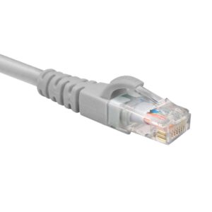 NEXXT AB361NXT01 Cable patch cord Cat.6 UTP - multifilar, con revestimiento tipo CM, Calibre 24AWG 0.91M, Gris