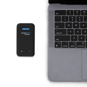 OV-S65W Adaptador de Corriente GaN 65W con puertos PD 3.0 QC 4.0 Sin Cables (USB C + USB A) marca OVALTECH
