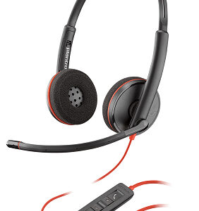 PLANTRONICS BW 3220 Poly Blackwire 3220 - USB-A, Alambricos, Binaural
