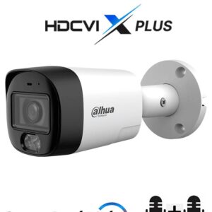 Dahua Technology DH-HAC-HFW1801RMN-IL-T Cámara bullet HDCVI 4K (8MP) – lente 2.8mm, Smar…