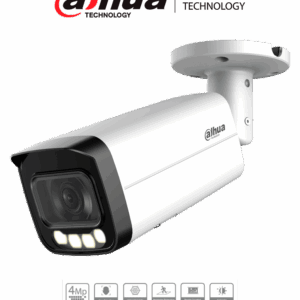 DAHUA DH-IPC-HFW5449TP-ASE-LED-0280B-S2  Cámara IP Bullet Full Color de 4 MP/ Lente de 2…