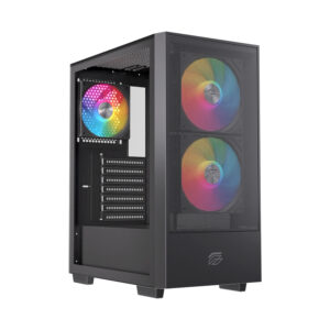 Gabinete EINAREX BY HY P100 RGB Black – ATX – 3 Fans RGB – Cristal Templado Modelo EXCS-…