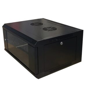 Gabinete de pared WAM-WC04-UR 19 acero al carbon - 4U, no equipado, color negro