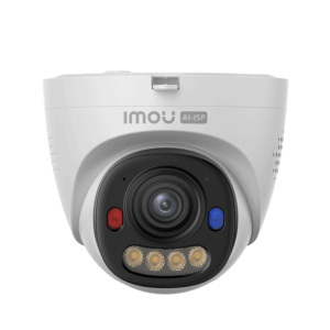IMOU IPC-PU8EN-4P0 - Cámara Domo IP 4MP/ Lente 2.8mm / Audio Bidireccional/ Aurora Smart Color/ Luz de Advertencia Roja & Azul/ IP67/ 25 Mts IR / Soporta Micro SD Hasta 512GB/ AOR /