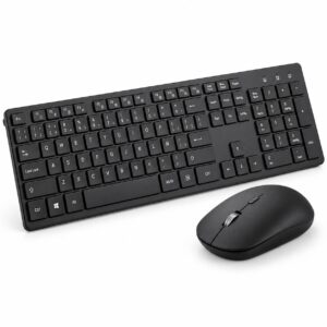 HYKM01/NEW Kit Teclado y Mouse HYUNDAI Inalámbrico 2.4 GHz.Tipo de interfaz: USB. Color…