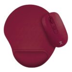 PC-045380 Kit de Mouse Inalámbrico Bluetooth 2.4GHz + Tapete Bonet Color: Dry Rose | PERFECT CHOICE