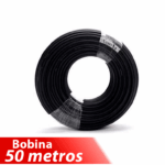 LEADER Cable Fotovoltaico IEC 131/H1Z2Z2-K - Carrete 50 metros lineales Cable Fotovoltaico Color Negro 6mm2/ Calibre 10AWG XLPO / Cubierta libre de halógenos cero propagación de llama / 1500VDC / MAX VOLTAJE 1800 VDC TEMPERATURA -40 °C A +120 °C
