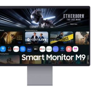 SAMSUNG Smart Monitor 32 pulgadas OLED M9 – M90F, 165Hz, LS32FM902SLXZX