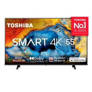 Televisor TOSHIBA 55C350NM – 55 pulgadas, LED 4K UHD, 3840 x 2160 Pixeles, SMART FIRE TV